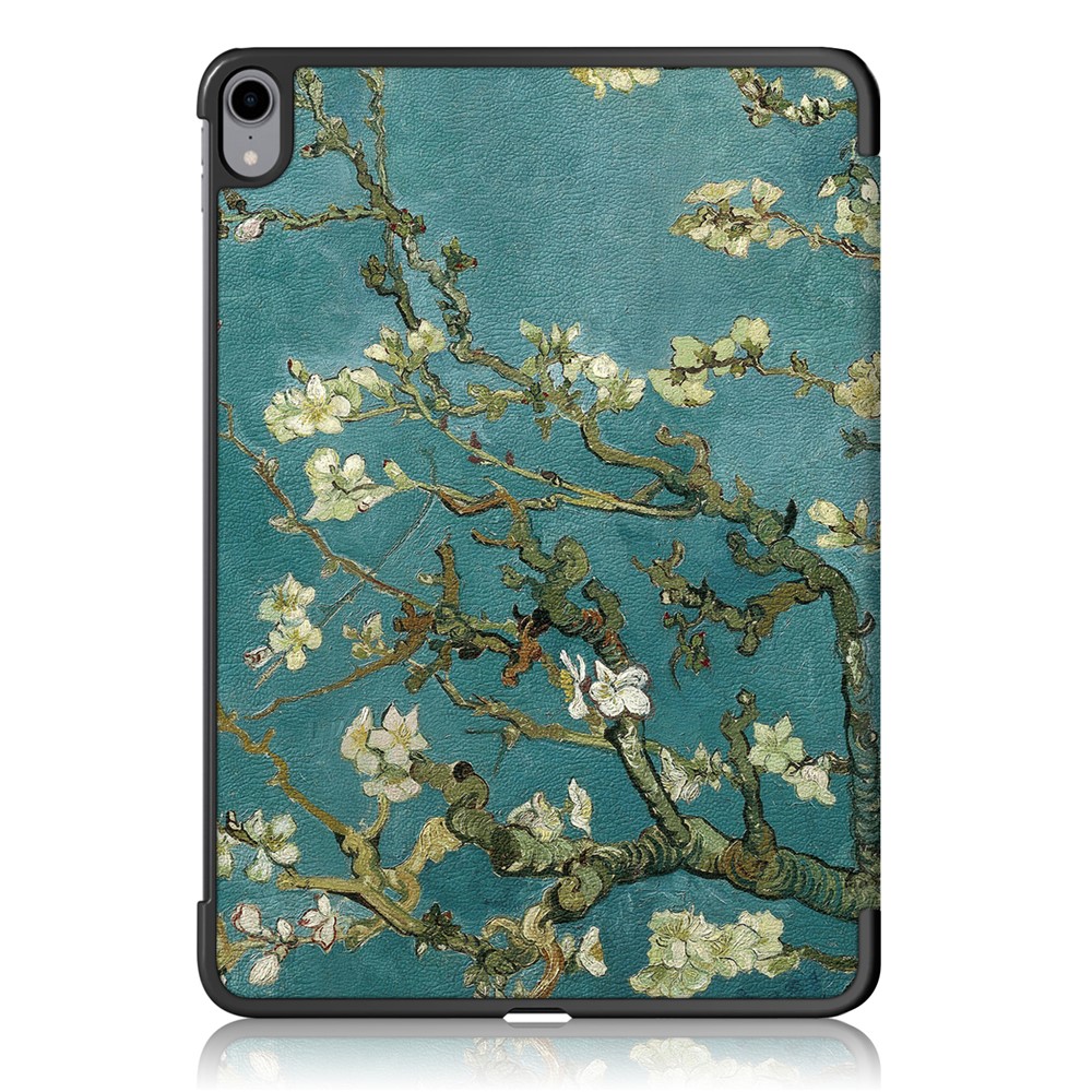 Impression Cutanée Tri-pli Stand Stand Auto Wake / Sleep Tablet Shell Pour IPad Air (2020) - Wintersweet-3