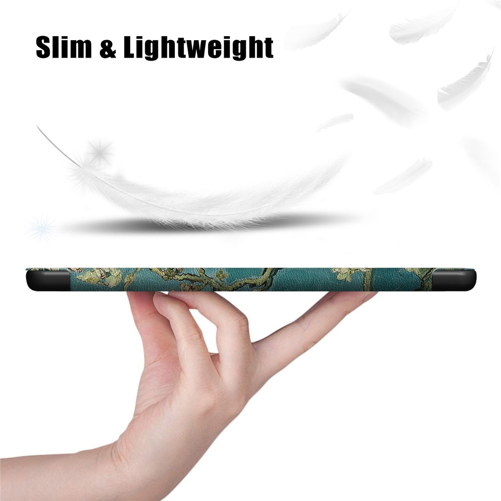 Impression Cutanée Tri-pli Stand Stand Auto Wake / Sleep Tablet Shell Pour IPad Air (2020) - Wintersweet-6