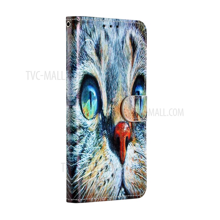 New Pattern Printing Leather Protector Wallet Stand Phone Case for iPhone 12 Pro Max 6.7 inch - Oil Painting-2