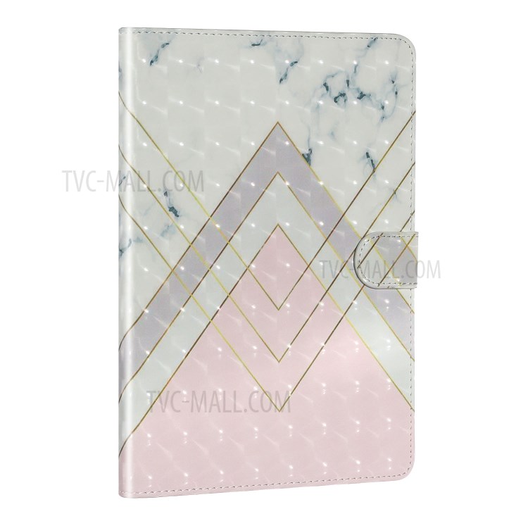 Light Spot Decor Pattern Printing Smart Leather Stand Protective Case for iPad 10.2 (2019) - Geometric Patterns-4