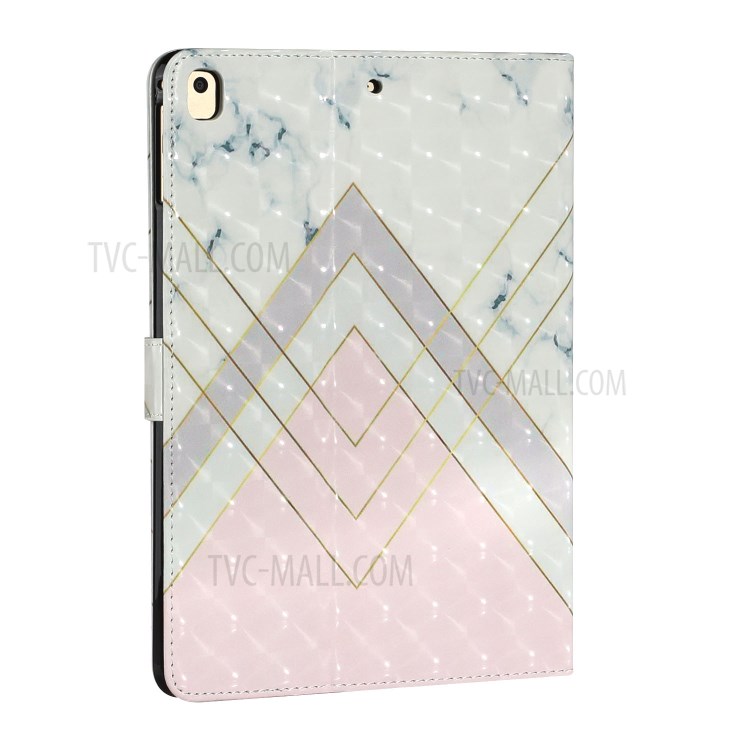 Light Spot Decor Pattern Printing Smart Leather Stand Protective Case for iPad 10.2 (2019) - Geometric Patterns-5