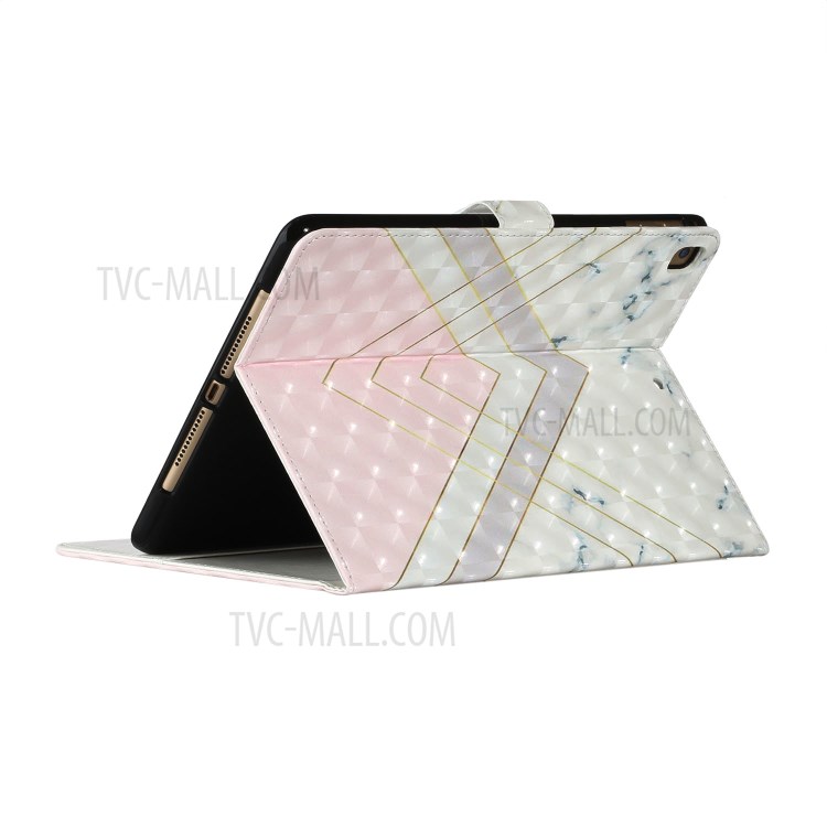 Light Spot Decor Pattern Printing Smart Leather Stand Protective Case for iPad 10.2 (2019) - Geometric Patterns-6