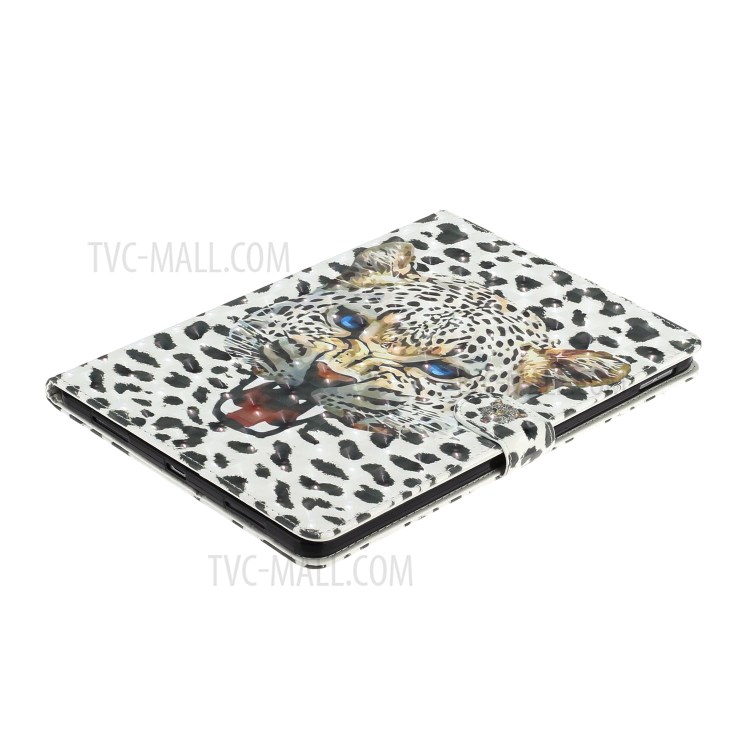 Light Spot Decor Pattern Printing Smart Leather Stand Protective Cover for iPad Pro 11-inch (2020)/(2018) - Tiger-7