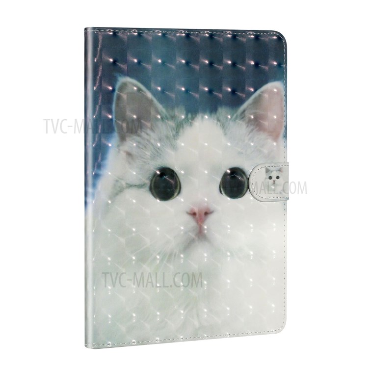 Light Spot Decor Pattern Printing Smart Leather Stand Protective Cover for iPad Pro 11-inch (2020)/(2018) - Cat-4