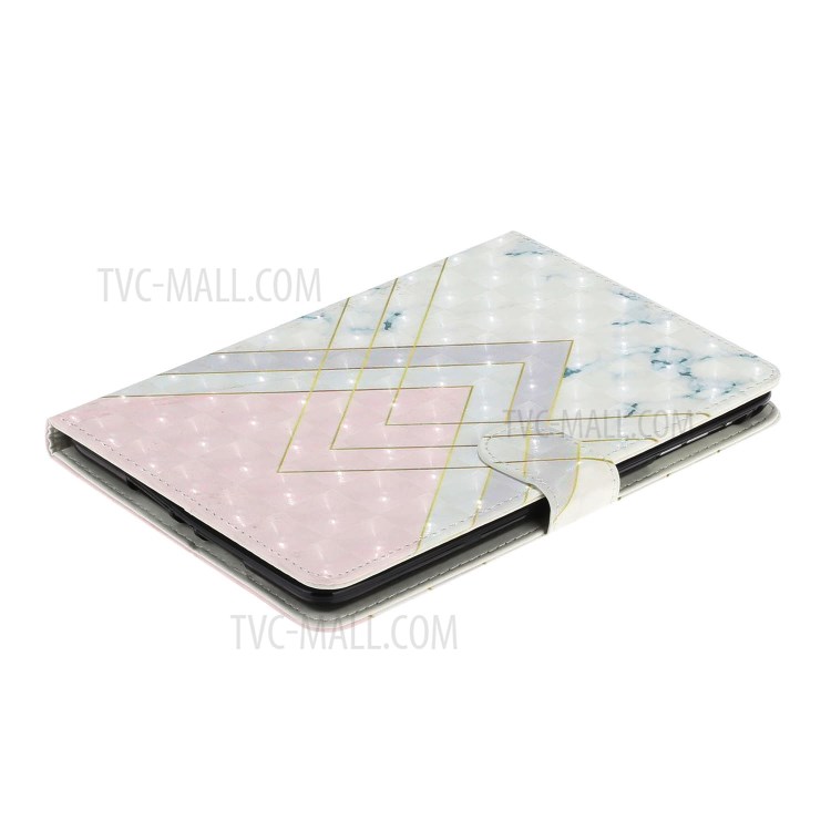 Light Spot Decor Pattern Printing Smart Leather Stand Protective Case for iPad Mini/Mini 2/Mini 3/Mini 4/Mini (2019) 7.9 inch - Geometric Patterns-7