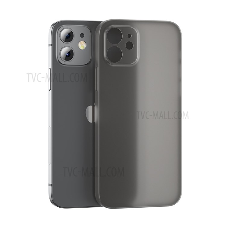 BENKS 0.4mm Ultra-thin PP Matte Unique Design Cover for iPhone 12 mini - Black-1