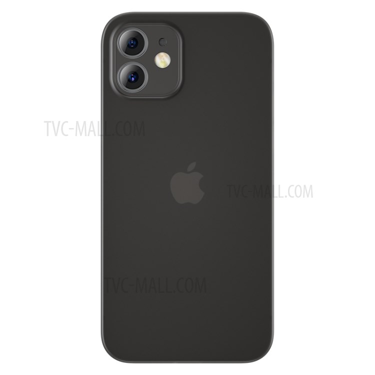 BENKS 0.4mm Ultra-thin PP Matte Unique Design Cover for iPhone 12 mini - Black-2