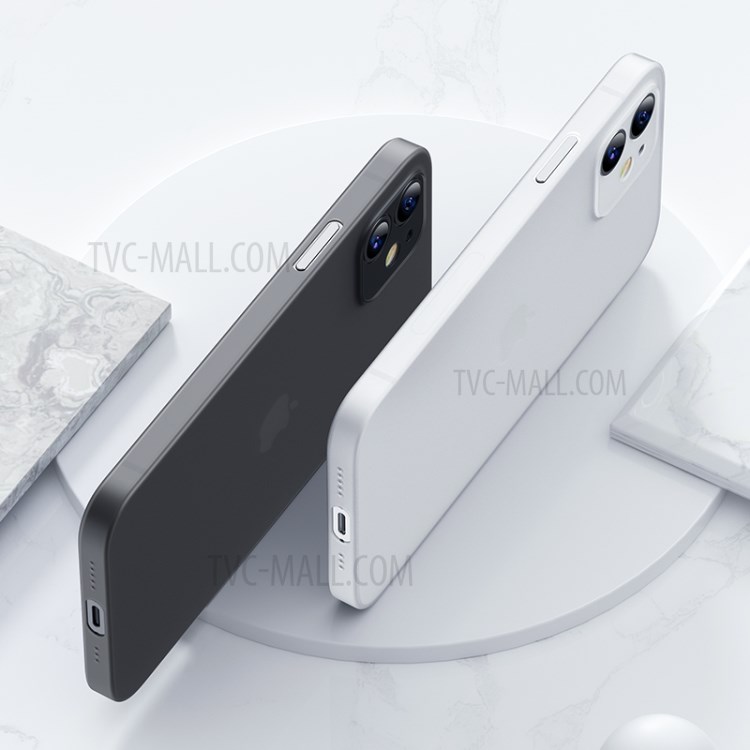 BENKS 0.4mm Ultra-thin PP Matte Unique Design Cover for iPhone 12 mini - Black-4