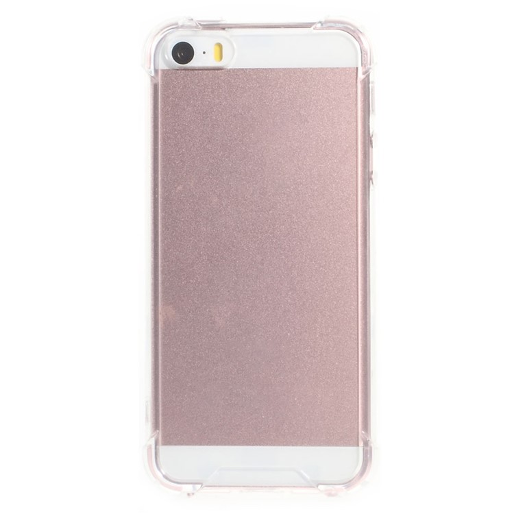 Drop-resistant Acrylic Hard Back Case for iPhone SE/5s/5 - Transparent-2