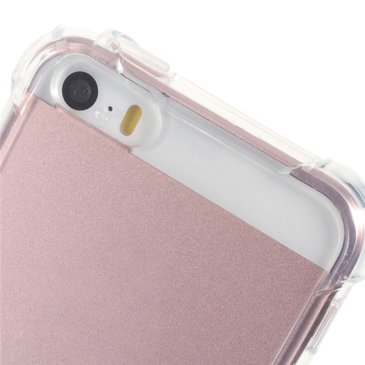 Drop-resistant Acrylic Hard Back Case for iPhone SE/5s/5 - Transparent-3