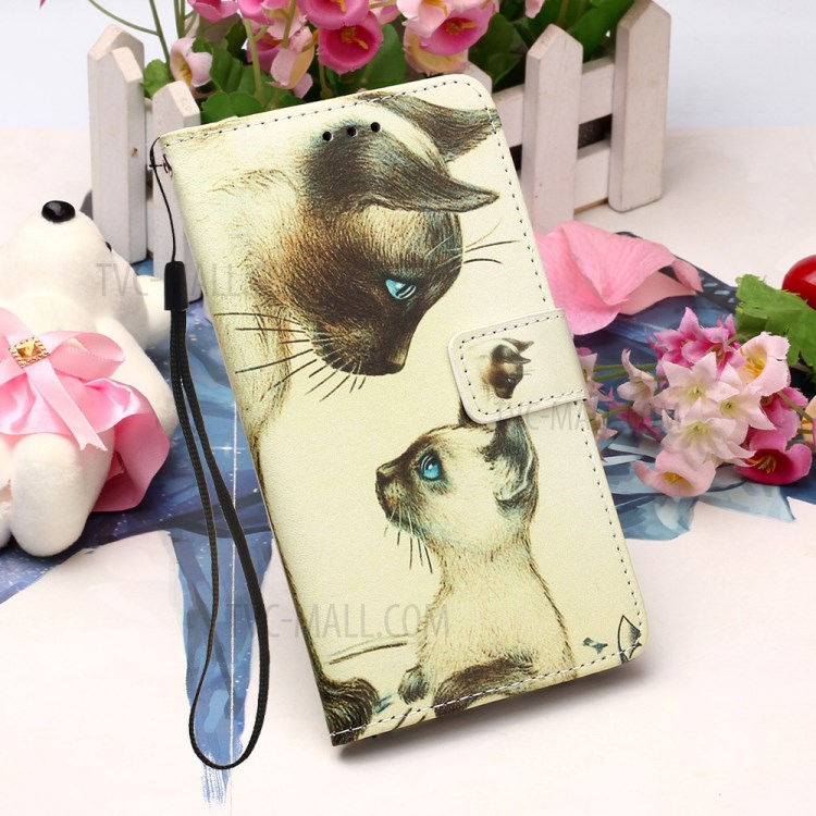Pattern Printing with Wallet Leather Cover for iPhone 12 Pro/12 - Cats-6