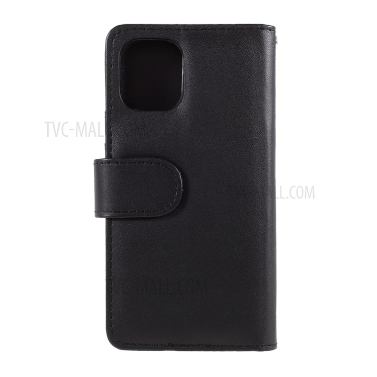 Leather Wallet Stand Phone Case Cover for iPhone 12 5.4-inch-3