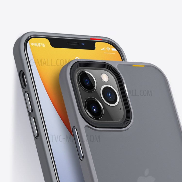BENKS Drop-resistant PC + TPU Combo Protector Shell for iPhone 12 mini - Grey-5