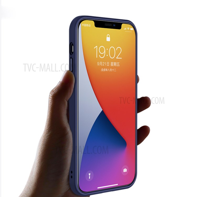 BENKS Drop-resistant PC + TPU Combo Protector Shell for iPhone 12 mini - Blue-2
