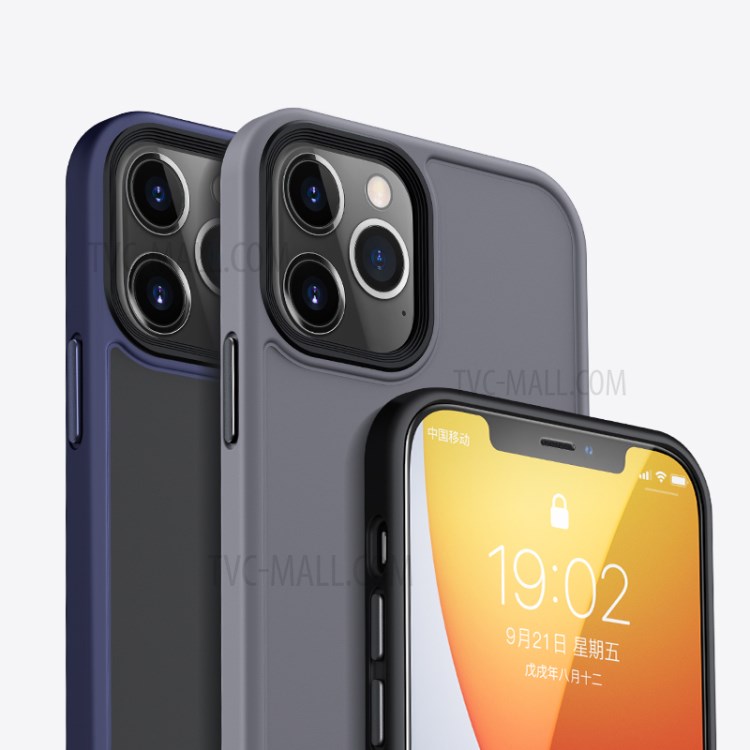 BENKS Drop-resistant PC + TPU Combo Protector Shell for iPhone 12 mini - Blue-4