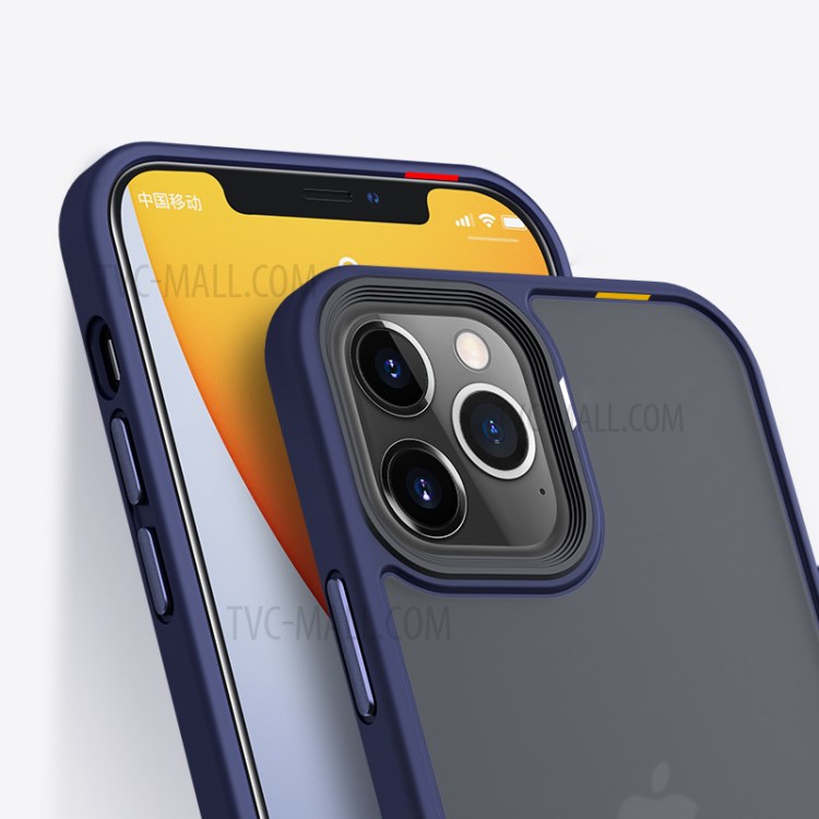 BENKS Drop-resistant PC + TPU Combo Protector Shell for iPhone 12 mini - Blue-5