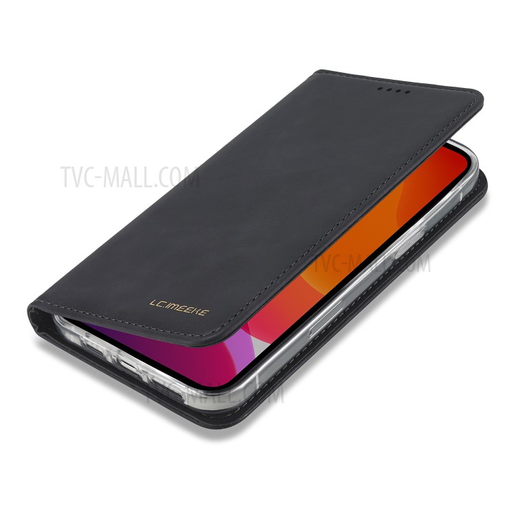 Lc. Imeeke LC-002 Serie PU Leather Protector Wallet Stand Cover Para Iphone 12 Pro Max 6.7 Pulgadas - Negro-7