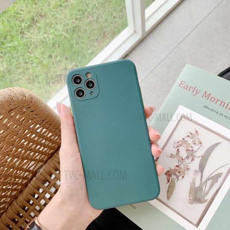 LUO Series Soft TPU Phone Case for iPhone 11 Pro Max 6.5-inch - Green-1