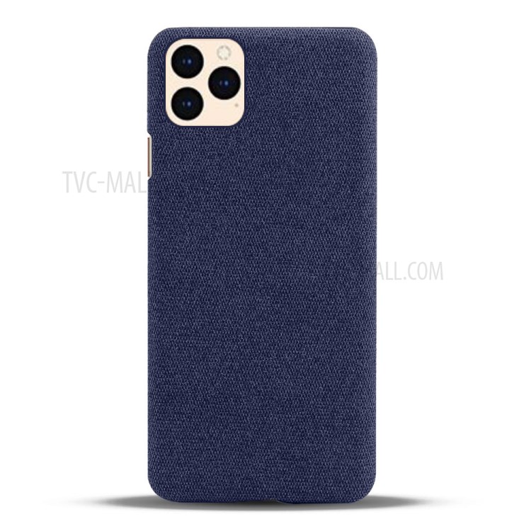 Cloth Texture Simple Stylish Hard Case for iPhone 12 mini - Blue-3