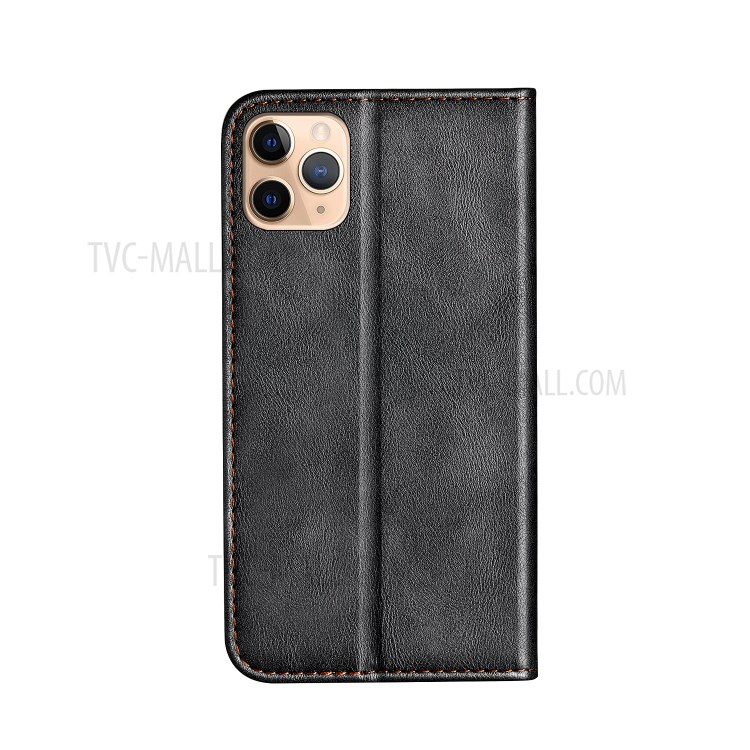 Bussiness Style Splicing PU Leather Card Slots Stand Phone Shell for iPhone 12 Pro Max 6.7 inch - Grey-3