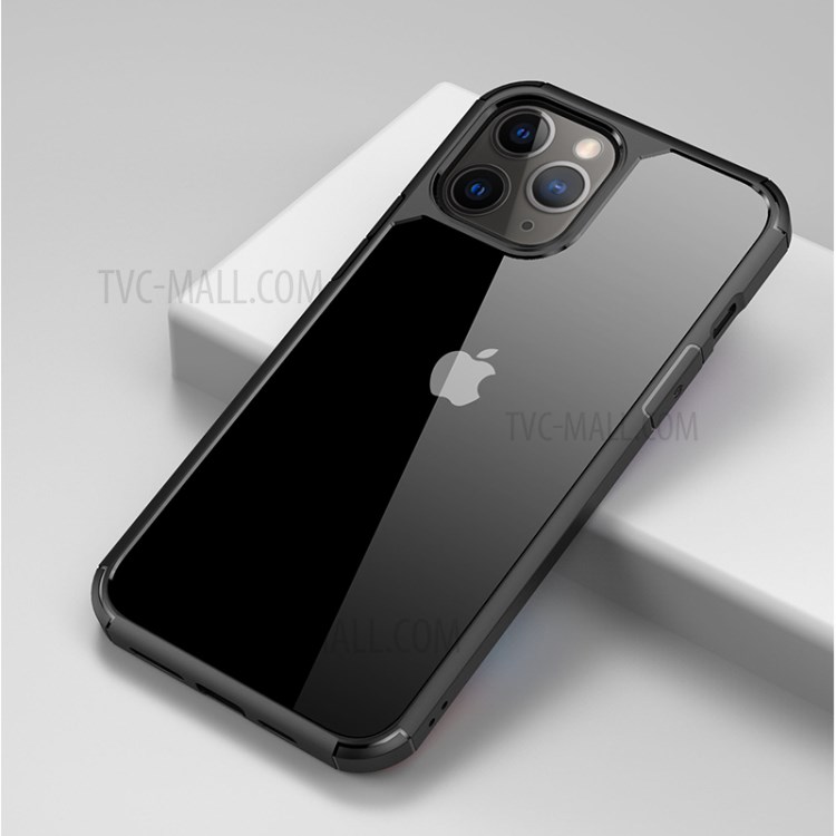 IPAKY Royal Series Acrylic + TPU Hybrid Case for iPhone 12 mini - Black