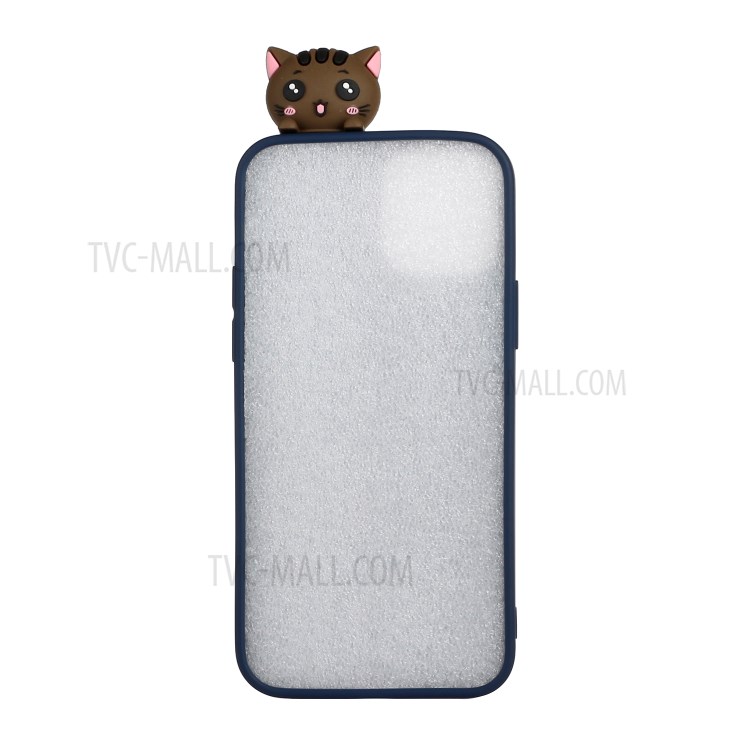 3D Doll Decor Pattern Printing TPU Cell Phone Cover for iPhone 12 mini - Cute Cats-2