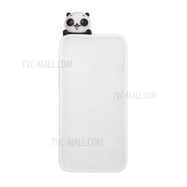 3D Doll Decor Pattern Printing TPU Cell Phone Cover for iPhone 12 mini - Cute Panda-2