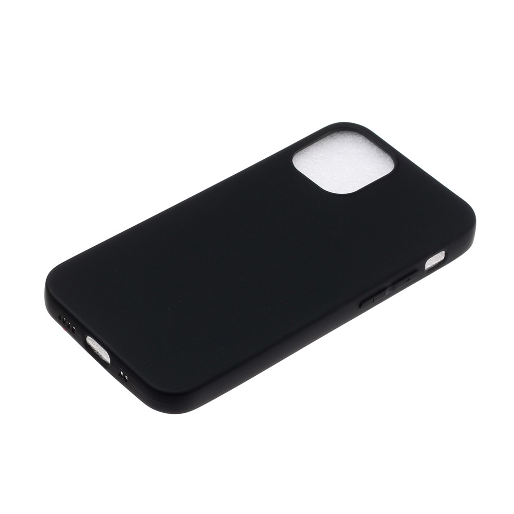 couverture du boîtier du téléphone tpu pour iphone 12 mini 5,4 pouces - le noir