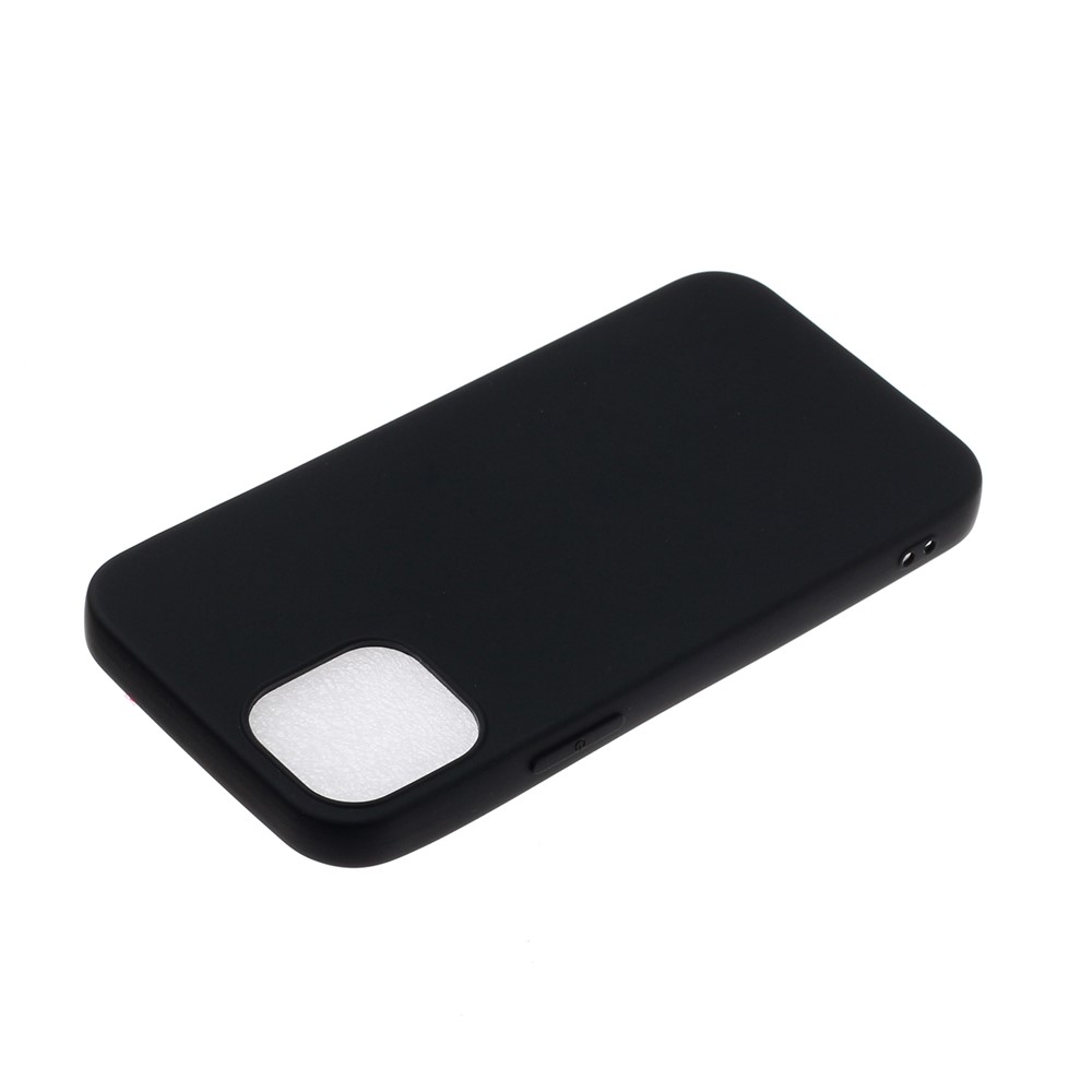 couverture du boîtier du téléphone tpu pour iphone 12 mini 5,4 pouces - le noir