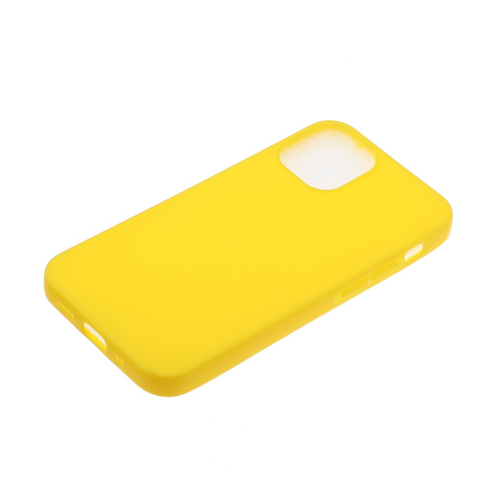 TPU Phone Case Cover for iPhone 12 mini - Yellow-2