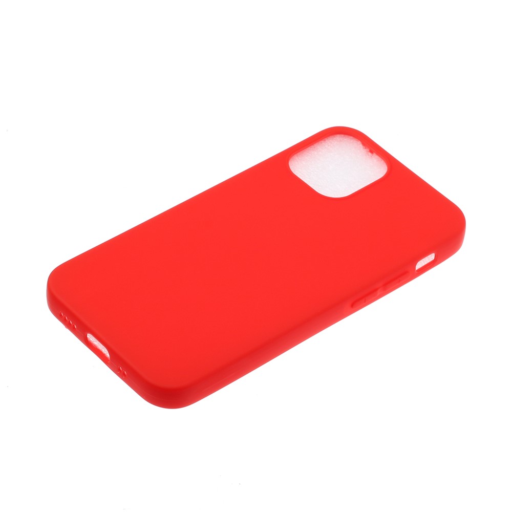 Flexible TPU Protector Mobile Phone Case for iPhone 12 Pro/12 - Red-2