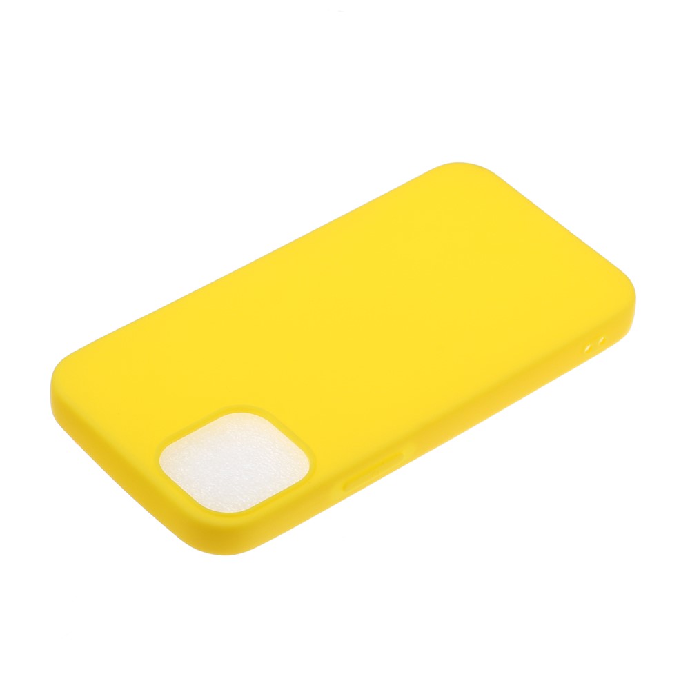 Flexible TPU Protector Mobile Phone Case for iPhone 12 Max / iPhone 12 Pro 6.1-inch - Yellow-3