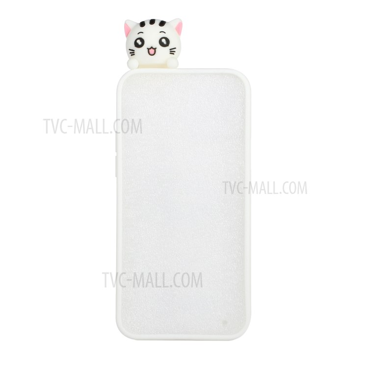 3D Doll Decor Soft TPU Mobile Phone Cover for iPhone 12 Pro Max 6.7 inch - Cat-2