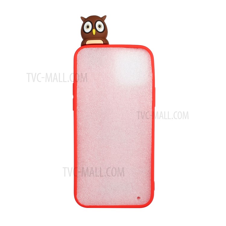 3D Doll Decor Soft TPU Mobile Phone Cover for iPhone 12 Pro Max 6.7 inch - Female Owl-2