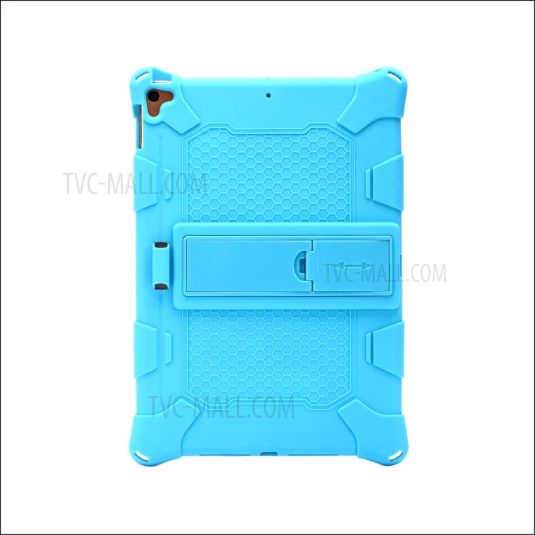 With Hanging Rope Kickstand PC + Silicone Cover for iPad 10.2 (2019)/iPad Air 10.5 inch (2019) - Baby Blue-2