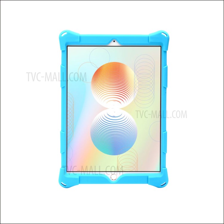 With Hanging Rope Kickstand PC + Silicone Cover for iPad 10.2 (2019)/iPad Air 10.5 inch (2019) - Baby Blue-3