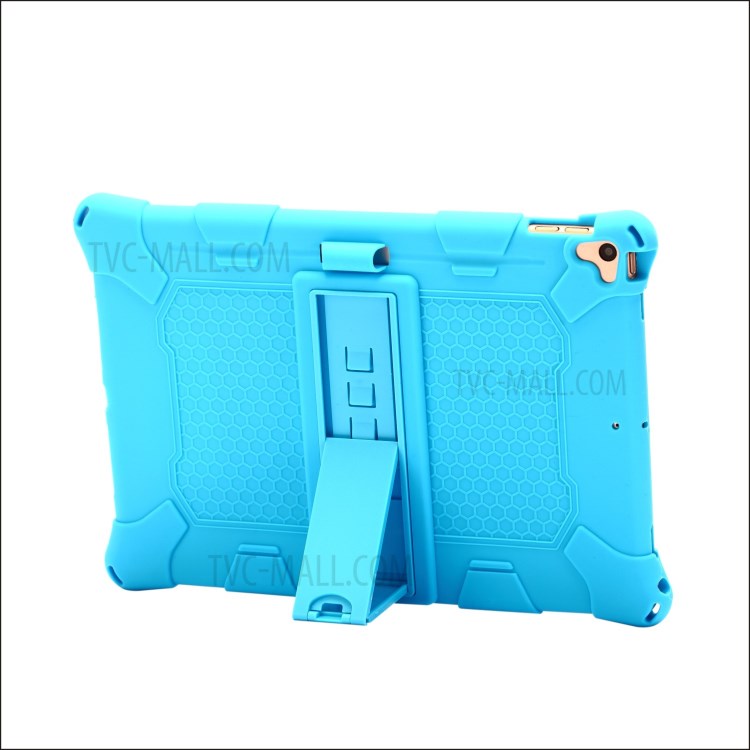 With Hanging Rope Kickstand PC + Silicone Cover for iPad 10.2 (2019)/iPad Air 10.5 inch (2019) - Baby Blue-5