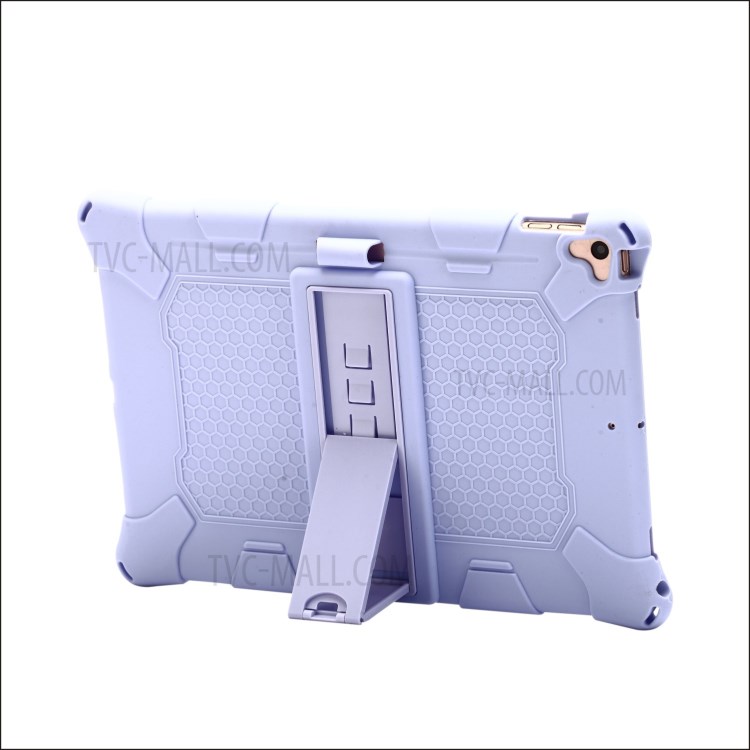 With Hanging Rope Kickstand PC + Silicone Cover for iPad 10.2 (2019)/iPad Air 10.5 inch (2019) - Purple-4