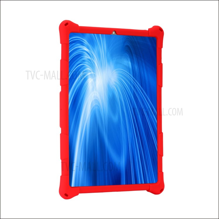 With Kickstand and Hanging Rope PC + Silicone Case for iPad Pro 11-inch (2020)/(2018) - Red-3