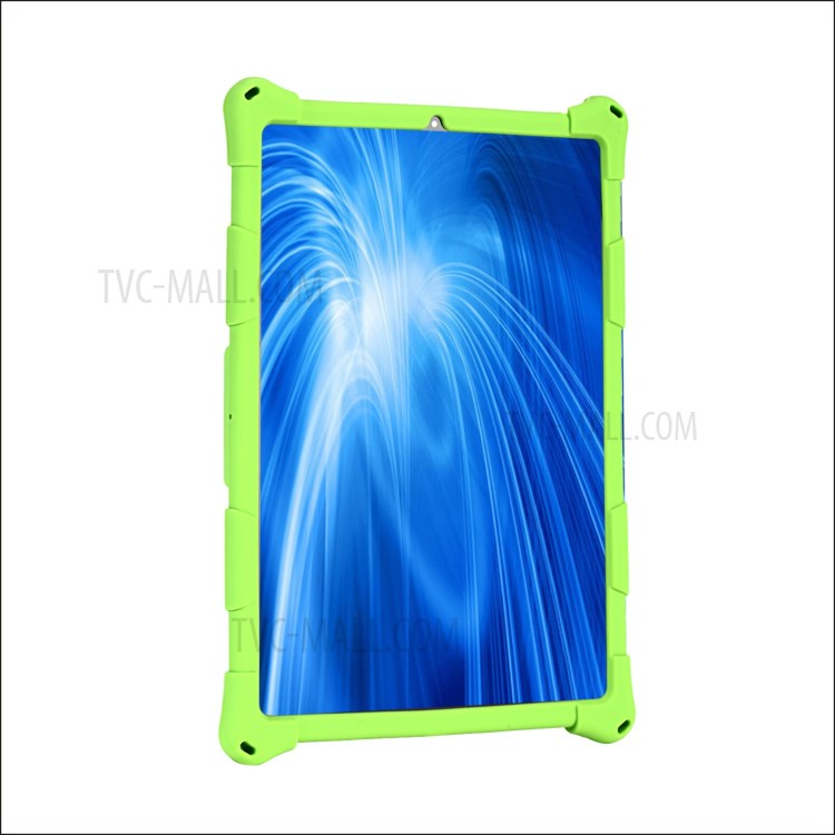 With Kickstand and Hanging Rope PC + Silicone Case for iPad Pro 11-inch (2020)/(2018) - Fluorescent Green-3