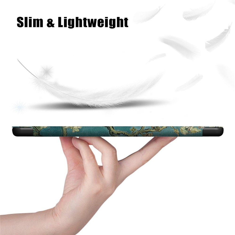 Motif D'impression Cuir PU Trois Plis Avec Couvercle De La Tablette De La Fente De La Plume Pour L'air De Pomme IPAD (2020) / Ipad Air 4 / Ipad Air (4ème Génération) - Wintersweet-7