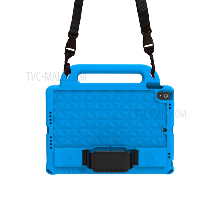 Rhombus Style Shockproof EVA Case with Shoulder Strap for iPad 10.2 (2019)/iPad Pro 10.5-inch (2017)/iPad Air 10.5 inch (2019)/iPad Pro 11-inch (2018) - Baby Blue-2