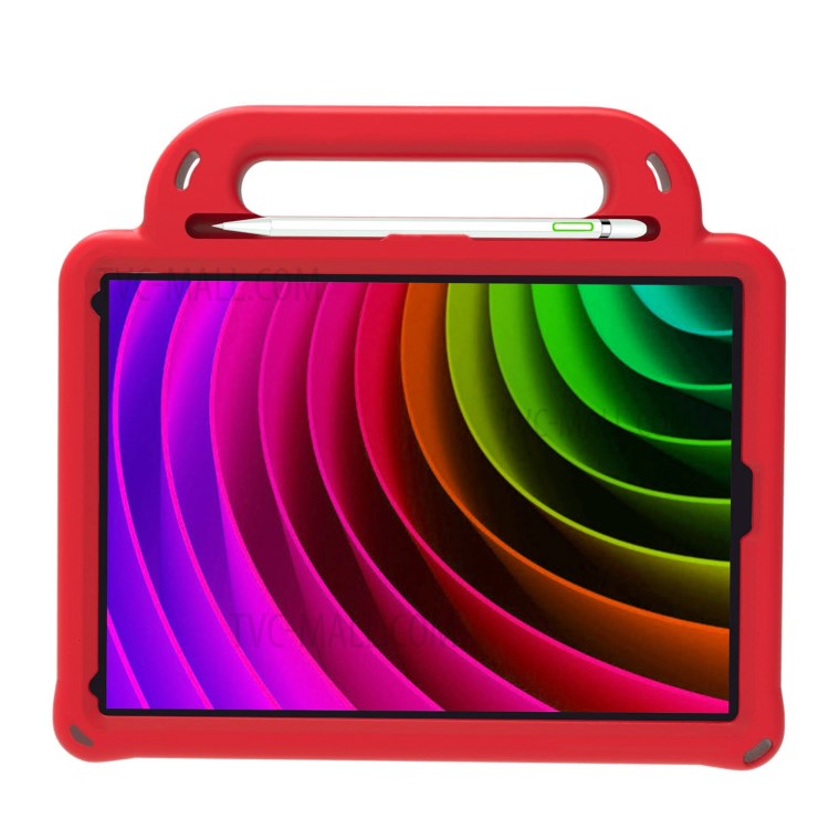 Rhombus Style EVA Cover with Shoulder Strap for iPad 9.7-inch (2018)/(2017)/6/5 - Red-2