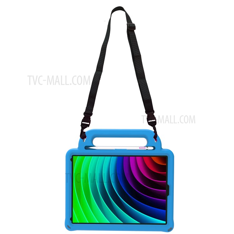 Rhombus Style EVA Cover with Shoulder Strap for iPad 9.7-inch (2018)/(2017)/6/5 - Baby Blue-3