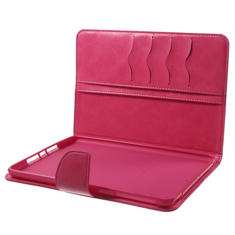 MERCURY GOOSPERY Canvas Leather Wallet Case for iPad Mini 3/2/1 - Rose-7
