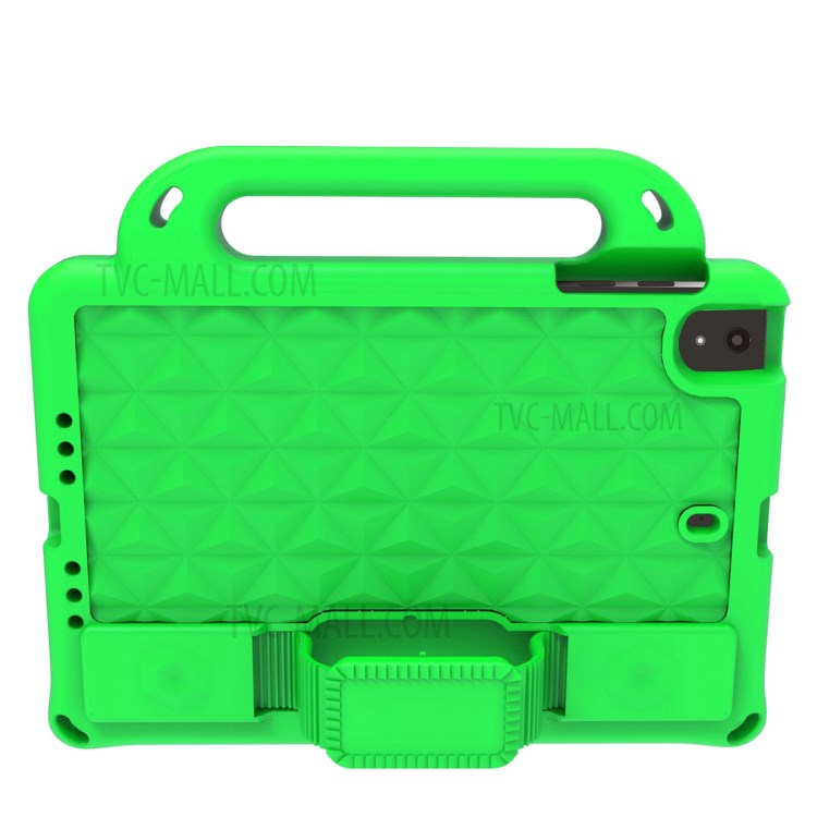Rhombus Style EVA Case with Shoulder Strap for iPad Mini (2019) 7.9 inch/4/3/2/1 - Green-1
