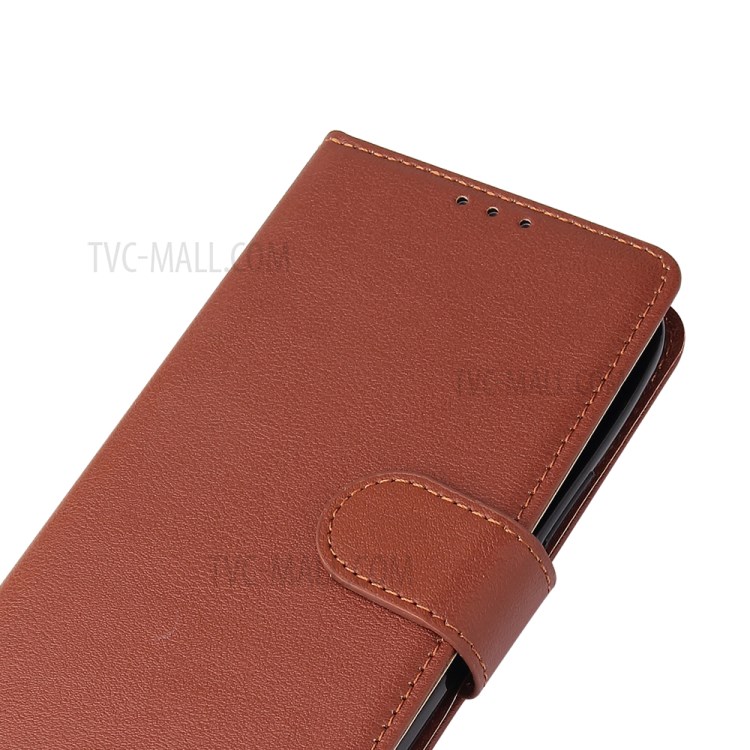 PU Leather Case with Lanyard for iPhone 12 Pro/12 - Brown-9