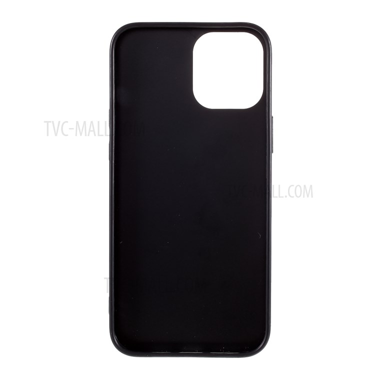Estrela Planeta Adesivo Imprimir Caso TPU Epoxy Pele Para Iphone 12 Pro Máximo De 6,7 Polegadas - Preto-3
