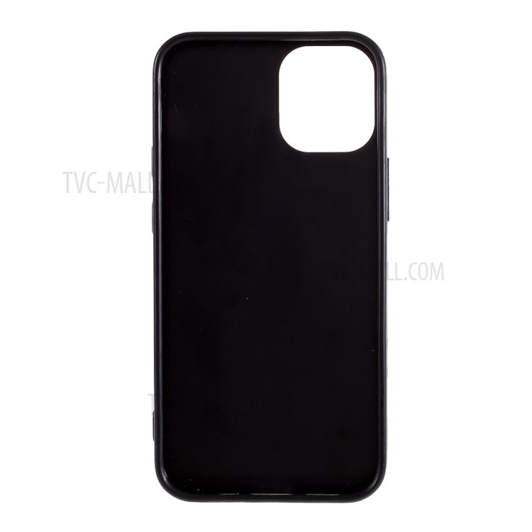 Epoxy TPU Star Planet Printing Case Shell for iPhone 12 5.4 inch - Black-3