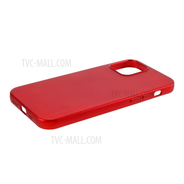 X-LEVEL Guardian Series Soft Matte TPU Mobile Phone Case Cover for iPhone 12 mini - Red-4